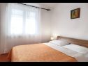 Apartementen Ziva - by the beach; A1(6), A2(4), A3 (2+1) Baai Lozica (Rogoznica) - Riviera Sibenik  - Kroatië  - Appartement - A3 (2+1): slaapkamer