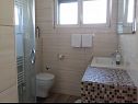 Apartementen Mateo - 60m from sea: A1(4), A2(4) Primosten - Riviera Sibenik  - Appartement - A2(4): badkamer met toilet