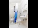 Apartementen Milans - 25m from the beach: A3(2+2), A4(2+2), A5(6+1) Razanj - Riviera Sibenik  - Appartement - A5(6+1): badkamer met toilet