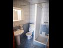 Apartementen Zdrave - with parking; SA1(2+1), SA2(2+1), A3(4+1), A4(3+2) Rogoznica - Riviera Sibenik  - Studio-appartment - SA1(2+1): badkamer met toilet