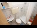 Apartementen Amalija - 50m close to the sea: A2(2), A3 posebni(2), A4(4) Rogoznica - Riviera Sibenik  - Appartement - A2(2): badkamer met toilet