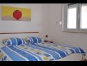 Apartementen Bibi - 10m from the beach: A3 - (4), A2 - (4+1) Rogoznica - Riviera Sibenik  - Appartement - A3 - (4): slaapkamer