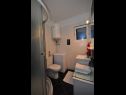 Apartementen Njoko - sea view & private parking: A1(2+2), A2(3+2) Sepurine (Eiland Prvic) - Riviera Sibenik  - Appartement - A1(2+2): badkamer met toilet