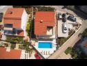 Vakantiehuizen Mirka - with heated pool: H(8+2) Baai Stivasnica (Razanj) - Riviera Sibenik  - Kroatië  - zwembad (huis en omgeving)