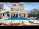 Vakantiehuizen Mirka - with heated pool: H(8+2) Baai Stivasnica (Razanj) - Riviera Sibenik  - Kroatië  - huis