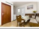 Apartementen Mio - 100 m from beach: A1(6+1), A2(4+1) Stupin Celine (Rogoznica) - Riviera Sibenik  - Appartement - A2(4+1): eetkamer
