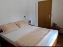 Apartementen Jak - parking and BBQ: A1(2), A2(2), A3(4) Vodice - Riviera Sibenik  - Appartement - A1(2): slaapkamer
