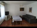 Apartementen Jase - 40 m from sea: A1(4+1) Zaboric - Riviera Sibenik  - Appartement - A1(4+1): woonkamer