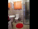 Apartementen Primo - sea view: A1(2+1), A2(4), A3(4), A4(3+1) Baai Banje (Rogac) - Eiland Solta  - Kroatië  - Appartement - A4(3+1): badkamer met toilet