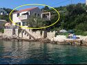 Apartementen Nikola - in front of the sea: A1(4) Baai Donja Krusica (Donje selo) - Eiland Solta  - Kroatië  - huis
