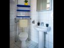 Apartementen ZB A1(2+1), B2(2+1), C3(2+1) Maslinica - Eiland Solta  - Appartement - A1(2+1): badkamer met toilet