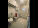 Apartementen Modesty - comfortable : A1(4) Necujam - Eiland Solta  - Appartement - A1(4): badkamer met toilet