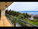 Apartementen Mari - 250 m from sea: A1(2+2), A2(8) Podstrana - Riviera Split  - Appartement - A2(8): terras