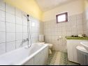 Vakantiehuizen Jasna - big garden: H(4+2) Srijane - Riviera Split  - Kroatië  - H(4+2): badkamer met toilet