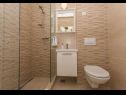 Apartementen Ivica - 100m from the sea A1(2+2), A2(2+2), A3(2+2), A4(2+2), A5(3+2) Drvenik Veli (Eiland Drvenik Veli) - Riviera Trogir  - Appartement - A1(2+2): badkamer met toilet