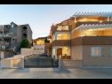 Apartementen Lux 1 - heated pool: A1(4), A4(4) Marina - Riviera Trogir  - huis
