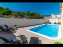 Apartementen Lux 1 - heated pool: A1(4), A4(4) Marina - Riviera Trogir  - zwembad