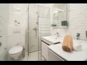 Apartementen Lux 1 - heated pool: A1(4), A4(4) Marina - Riviera Trogir  - Appartement - A1(4): badkamer met toilet