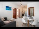 Apartementen Lux 1 - heated pool: A1(4), A4(4) Marina - Riviera Trogir  - Appartement - A1(4): eetkamer
