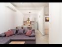 Apartementen Lux 1 - heated pool: A1(4), A4(4) Marina - Riviera Trogir  - Appartement - A4(4): woonkamer