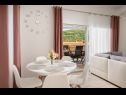 Apartementen Lux 2 - heated pool: A2(4+2), A3(4+2) Marina - Riviera Trogir  - Appartement - A3(4+2): eetkamer