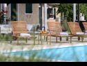 Vakantiehuizen Pax - with pool: H(4+2) Marina - Riviera Trogir  - Kroatië  - H(4+2): terras
