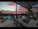 Vakantiehuizen Pax - with pool: H(4+2) Marina - Riviera Trogir  - Kroatië  - uitzicht