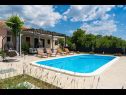 Vakantiehuizen Pax - with pool: H(4+2) Marina - Riviera Trogir  - Kroatië  - zwembad