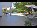 Vakantiehuizen Viki - with heated pool: H(6+1) Plano - Riviera Trogir  - Kroatië  - zwembad