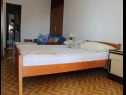 Apartementen Milka - 100m from the sea A1(4), A2(2+1) Seget Donji - Riviera Trogir  - Appartement - A2(2+1): slaapkamer