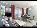 Apartementen Iva - great view: A1(4) Seget Donji - Riviera Trogir  - Appartement - A1(4): woonkamer