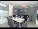 Apartementen Iva - great view: A1(4) Seget Donji - Riviera Trogir  - Appartement - A1(4): eetkamer