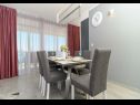 Apartementen Iva - great view: A1(4) Seget Donji - Riviera Trogir  - Appartement - A1(4): eetkamer