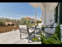 Apartementen Kati - garden: A1(4), A2(2+1) Seget Donji - Riviera Trogir  - tuin
