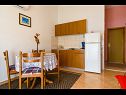 Apartementen VV A1(2+1), A2(5), A3(7) Seget Vranjica - Riviera Trogir  - Appartement - A2(5): keuken en eetkamer