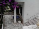 Apartementen Zeljko - with garden: A1(4), SA2(2+1) Seget Vranjica - Riviera Trogir  - tuin