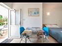 Apartementen Mare - 30 m from pebble beach: SA1(2), SA2(2), A3(4), A4(4), A5(8) Seget Vranjica - Riviera Trogir  - Studio-appartment - SA2(2): interieur