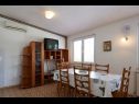 Apartementen Mare - 30 m from pebble beach: SA1(2), SA2(2), A3(4), A4(4), A5(8) Seget Vranjica - Riviera Trogir  - Appartement - A5(8): eetkamer