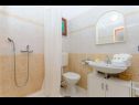 Apartementen Bosiljka - by the sea: A1(5), A2(5), SA3(2) Sevid - Riviera Trogir  - Studio-appartment - SA3(2): badkamer met toilet