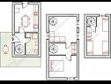 Apartementen Irvin - sweet apartment : A1(5) Trogir - Riviera Trogir  - Appartement - A1(5): plattegrond vertonen