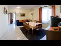 Apartementen Sanda - 10 M from the beach : A1(6+1), A2(6+1) Trogir - Riviera Trogir  - Appartement - A1(6+1): woonkamer