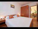Apartementen Ivanka - 200 m from sea: A1(4) Trogir - Riviera Trogir  - Appartement - A1(4): slaapkamer