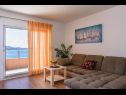 Apartementen Maša - modern sea view apartment: A1(4+1) Trogir - Riviera Trogir  - Appartement - A1(4+1): woonkamer