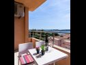 Apartementen Maša - modern sea view apartment: A1(4+1) Trogir - Riviera Trogir  - Appartement - A1(4+1): uitzicht vanaf balkon