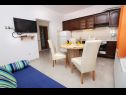 Apartementen Davorka - 50m from the sea A1(2+2), A2(2+2) Trogir - Riviera Trogir  - Appartement - A2(2+2): keuken en eetkamer