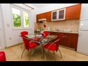 Apartementen Iva - 150m from the beach: A1(4), A3(3), SA2(2) Trogir - Riviera Trogir  - Appartement - A1(4): keuken en eetkamer