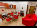 Apartementen Iva - 150m from the beach: A1(4), A3(3), SA2(2) Trogir - Riviera Trogir  - Appartement - A1(4): keuken en eetkamer