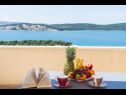 Apartementen Tom - panoramic sea view: A1(6) Trogir - Riviera Trogir  - terras