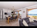 Apartementen Tom - panoramic sea view: A1(6) Trogir - Riviera Trogir  - Appartement - A1(6): woonkamer