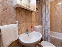 Apartementen Miranda - quiet & next to the sea: A1(2+2), A2(2+2), A3(2+1), A4(2+1) Vinisce - Riviera Trogir  - Appartement - A3(2+1): badkamer met toilet